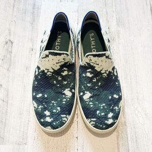 Rothy's Blue and White Athletic Shoes